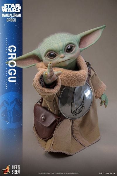 Life-size Masterpiece Grogu 1/1 Scale - Star Wars The Mandalorian | Hot Toys Figure