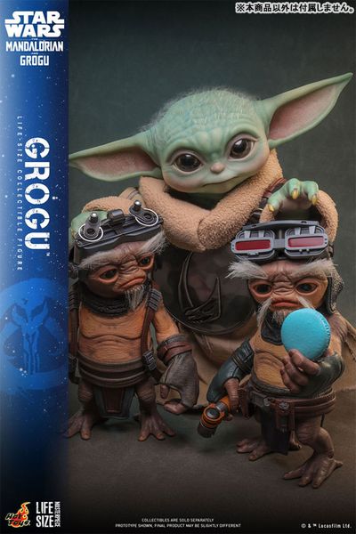 Life-size Masterpiece Grogu 1/1 Scale - Star Wars The Mandalorian | Hot Toys Figure