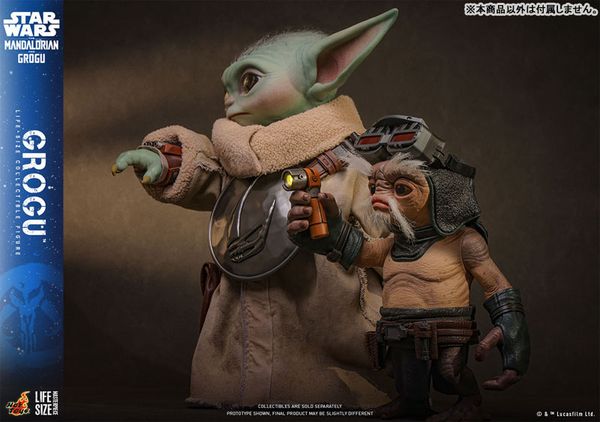 Life-size Masterpiece Grogu 1/1 Scale - Star Wars The Mandalorian | Hot Toys Figure