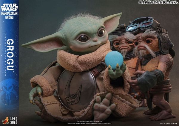 Life-size Masterpiece Grogu 1/1 Scale - Star Wars The Mandalorian | Hot Toys Figure