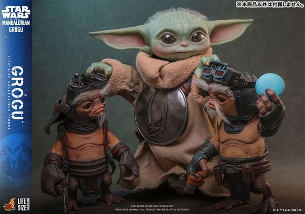 Life-size Masterpiece Grogu 1/1 Scale - Star Wars The Mandalorian | Hot Toys Figure