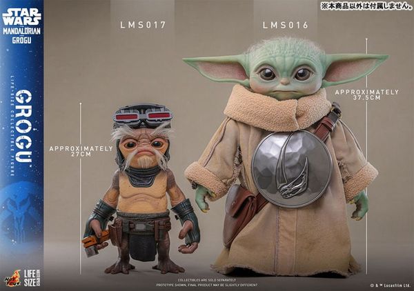 Life-size Masterpiece Grogu 1/1 Scale - Star Wars The Mandalorian | Hot Toys Figure
