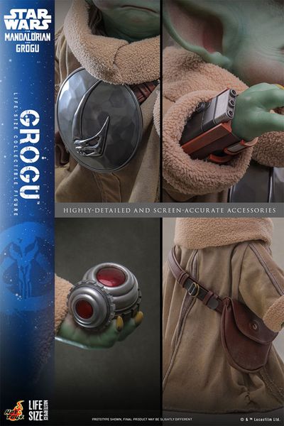 Life-size Masterpiece Grogu 1/1 Scale - Star Wars The Mandalorian | Hot Toys Figure
