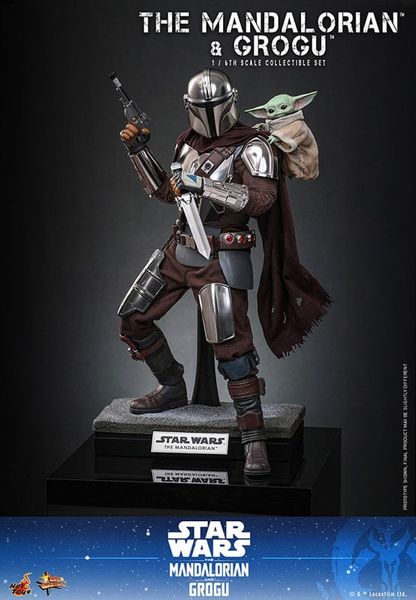 Movie Masterpiece Mandalorian & Grogu 1/6 Scale Figure Star Wars The Mandalorian | Hot Toys Figure