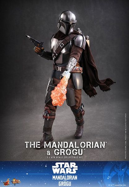 Movie Masterpiece Mandalorian & Grogu 1/6 Scale Figure Star Wars The Mandalorian | Hot Toys Figure