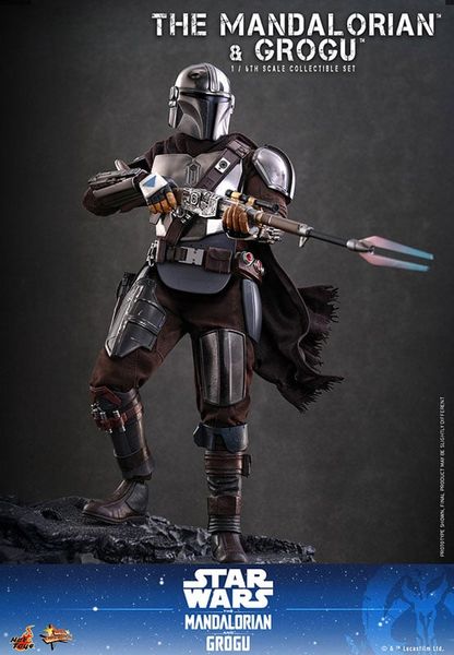Movie Masterpiece Mandalorian & Grogu 1/6 Scale Figure Star Wars The Mandalorian | Hot Toys Figure