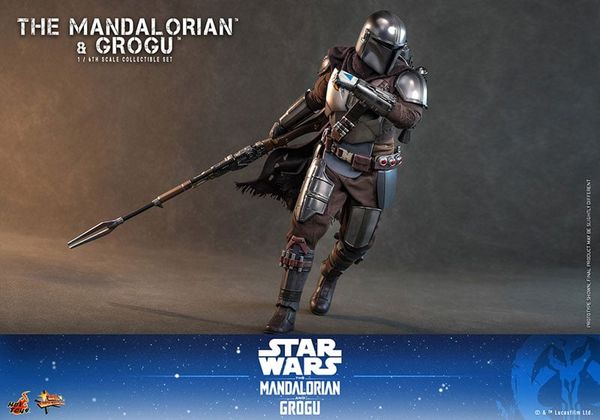 Movie Masterpiece Mandalorian & Grogu 1/6 Scale Figure Star Wars The Mandalorian | Hot Toys Figure