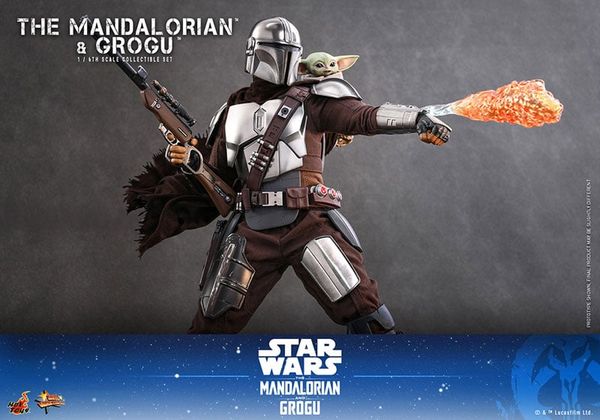 Movie Masterpiece Mandalorian & Grogu 1/6 Scale Figure Star Wars The Mandalorian | Hot Toys Figure