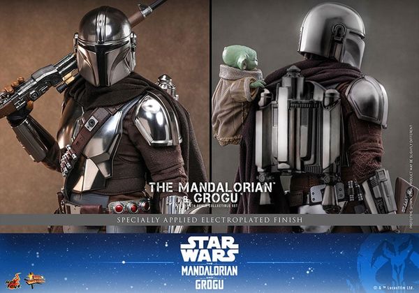 Movie Masterpiece Mandalorian & Grogu 1/6 Scale Figure Star Wars The Mandalorian | Hot Toys Figure