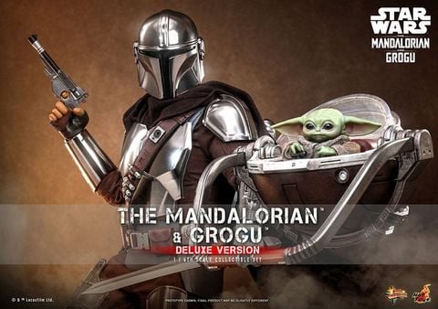 Movie Masterpiece Mandalorian & Grogu Deluxe Edition 1/6 Scale