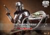 Movie Masterpiece Mandalorian & Grogu Deluxe Edition 1/6 Scale - Star Wars The Mandalorian | Hot Toys Figure