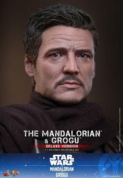 Movie Masterpiece Mandalorian & Grogu Deluxe Edition 1/6 Scale - Star Wars The Mandalorian | Hot Toys Figure