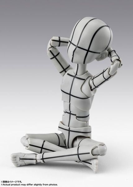 S.H.Figuarts Body-kun Ken Sugimori Edition Wire Frame Gray Color Ver. - Art Reference | BANDAI SPIRITS Figure