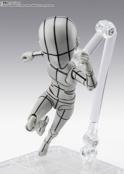S.H.Figuarts Body-kun Ken Sugimori Edition Wire Frame Gray Color Ver. - Art Reference | BANDAI SPIRITS Figure
