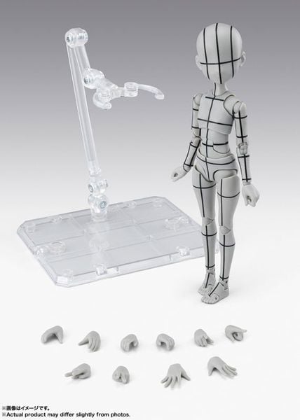 S.H.Figuarts Body-chan Ken Sugimori Edition Wire Frame Gray Color Ver. | BANDAI SPIRITS Figure