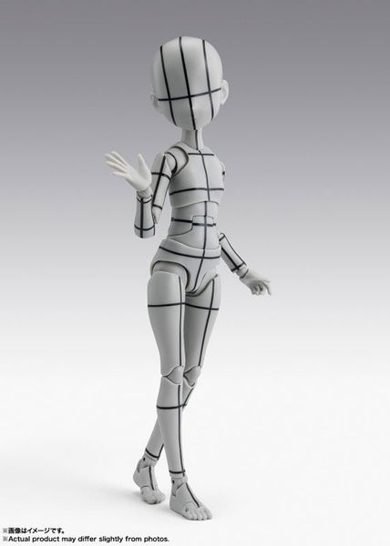 S.H.Figuarts Body-chan Ken Sugimori Edition Wire Frame Gray Color Ver. | BANDAI SPIRITS Figure