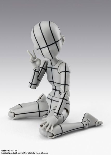 S.H.Figuarts Body-chan Ken Sugimori Edition Wire Frame Gray Color Ver. | BANDAI SPIRITS Figure