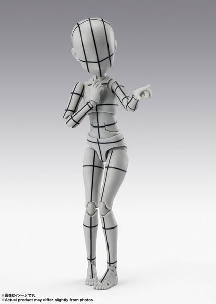 S.H.Figuarts Body-chan Ken Sugimori Edition Wire Frame Gray Color Ver. | BANDAI SPIRITS Figure