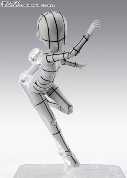 S.H.Figuarts Body-chan Ken Sugimori Edition Wire Frame Gray Color Ver. | BANDAI SPIRITS Figure