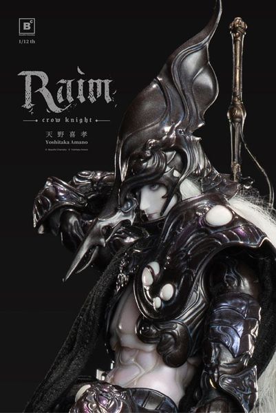 Crow Knight RAIM 1/12 Action Figure - Beautiful Chemistry x Yoshitaka Amano | Underverse Figure