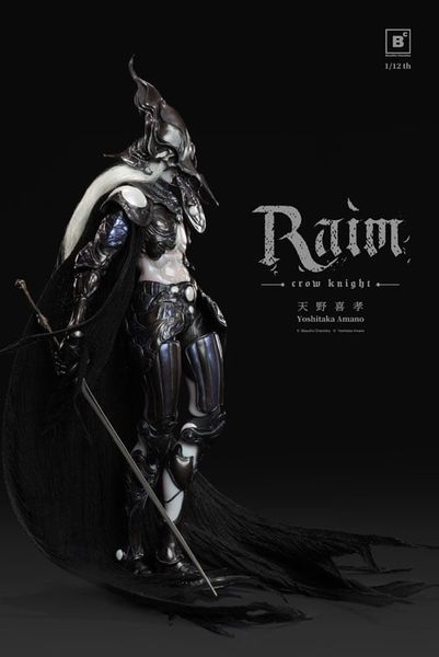 Crow Knight RAIM 1/12 Action Figure - Beautiful Chemistry x Yoshitaka Amano | Underverse Figure