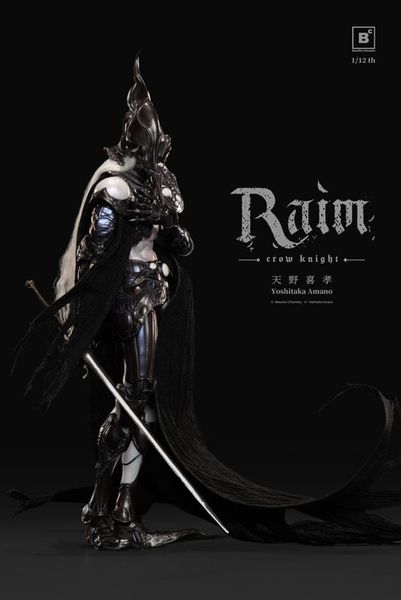 Crow Knight RAIM 1/12 Action Figure - Beautiful Chemistry x Yoshitaka Amano | Underverse Figure