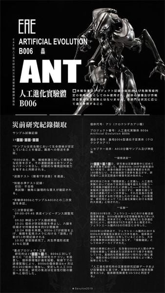 Action Figure B006 Ant 1/12 - Vermin Artificial Evolution | SEXYiCE Figure
