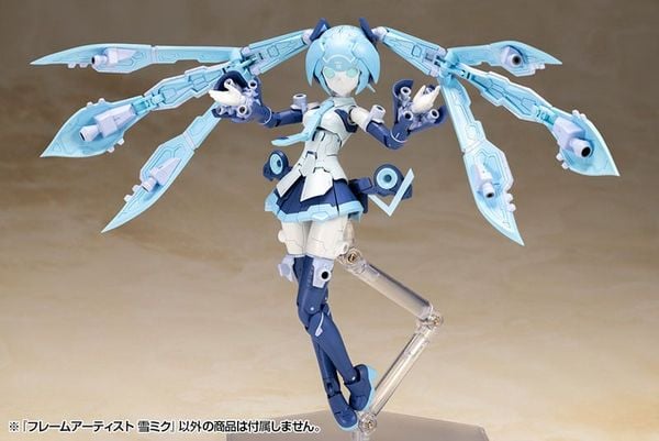 Frame Arms FRAME ARTIST Snow Miku 1/100 Plastic Model - VOCALOID Series | Kotobukiya Plastic Model