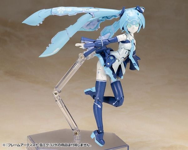 Frame Arms FRAME ARTIST Snow Miku 1/100 Plastic Model - VOCALOID Series | Kotobukiya Plastic Model