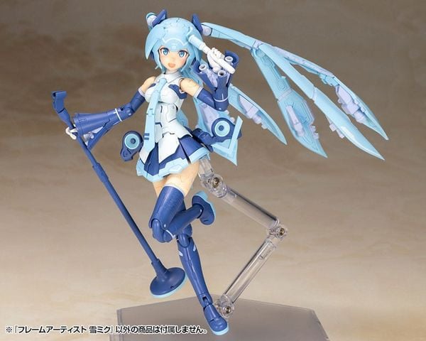 Frame Arms FRAME ARTIST Snow Miku 1/100 Plastic Model - VOCALOID Series | Kotobukiya Plastic Model