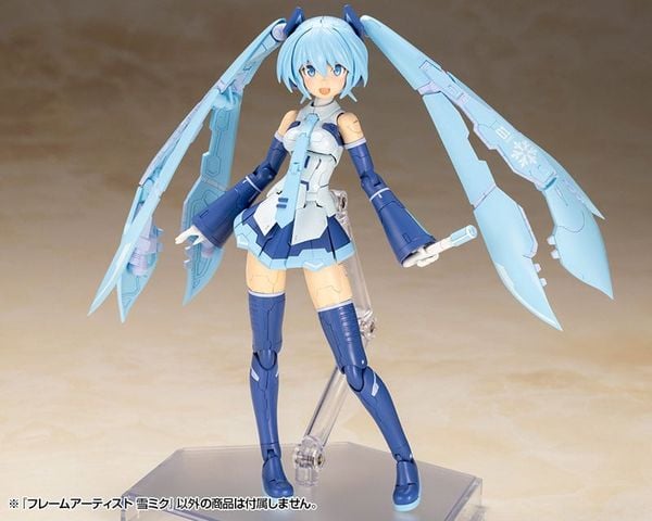Frame Arms FRAME ARTIST Snow Miku 1/100 Plastic Model - VOCALOID Series | Kotobukiya Plastic Model