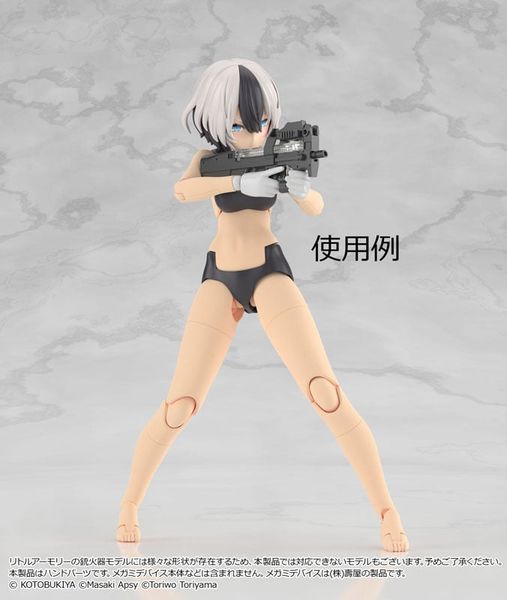 LittleArmory [LA OP23] Gun Holding Hand for Megami Device 2 White 1/12 - Megami Device | Tomytec Plastic Model