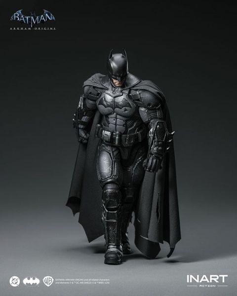 Batman Battle Damaged Version 1/12 - Batman Arkham Origins | INART Figure