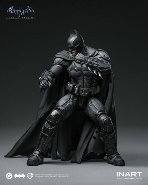 Batman Battle Damaged Version 1/12 - Batman Arkham Origins | INART Figure