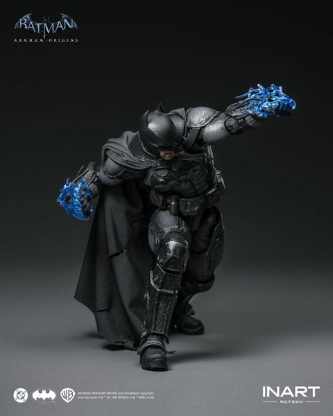 Batman Battle Damaged Version 1/12 - Batman Arkham Origins | INART Figure