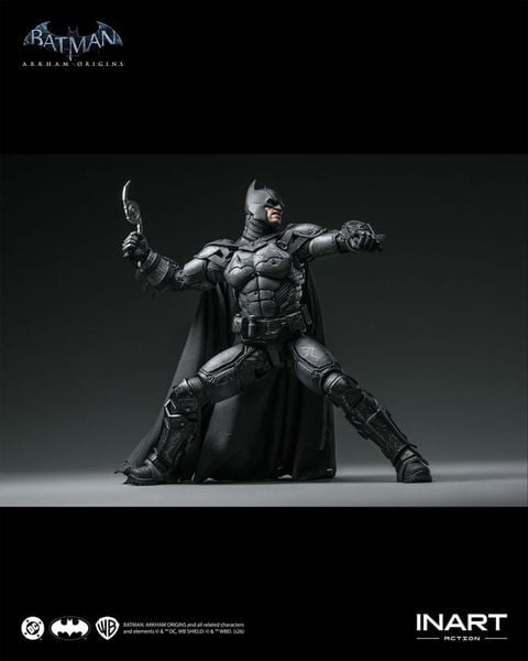 Batman Battle Damaged Version 1/12 - Batman Arkham Origins | INART Figure