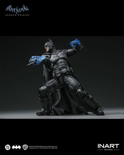 Batman Battle Damaged Version 1/12 - Batman Arkham Origins | INART Figure