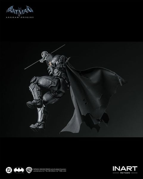 Batman Battle Damaged Version 1/12 - Batman Arkham Origins | INART Figure