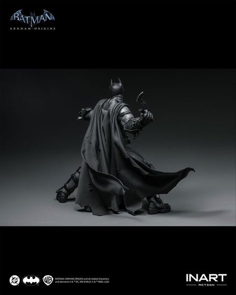 Batman Battle Damaged Version 1/12 - Batman Arkham Origins | INART Figure