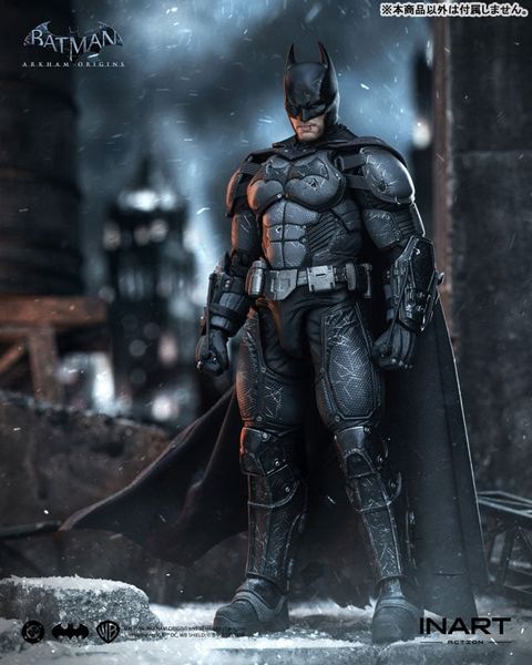 Batman Battle Damaged Version 1/12 - Batman Arkham Origins | INART Figure