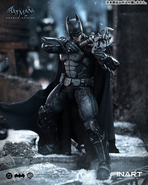 Batman Battle Damaged Version 1/12 - Batman Arkham Origins | INART Figure