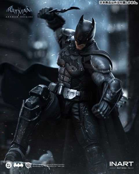 Batman Battle Damaged Version 1/12 - Batman Arkham Origins | INART Figure