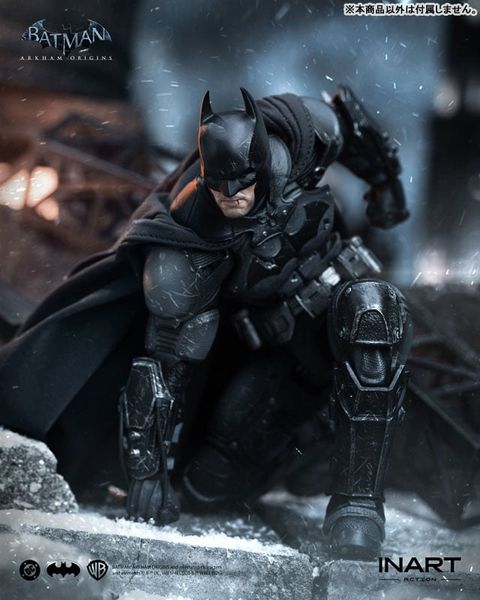 Batman Battle Damaged Version 1/12 - Batman Arkham Origins | INART Figure