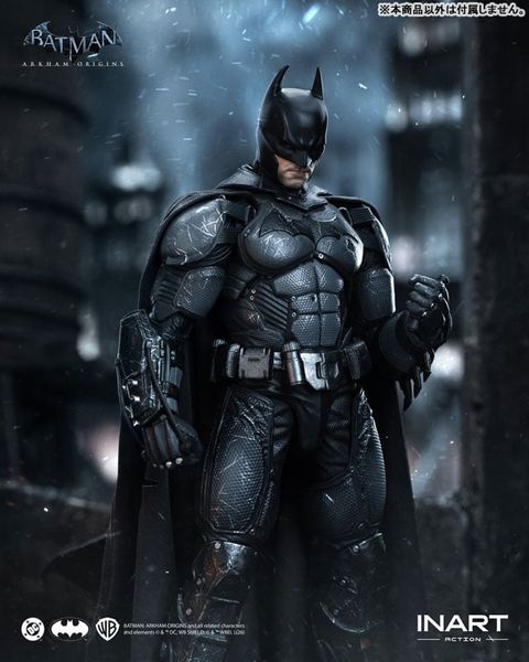 Batman Battle Damaged Version 1/12 - Batman Arkham Origins | INART Figure