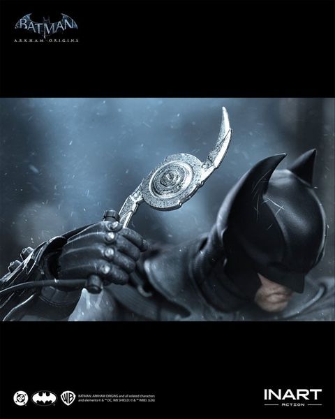 Batman Battle Damaged Version 1/12 - Batman Arkham Origins | INART Figure
