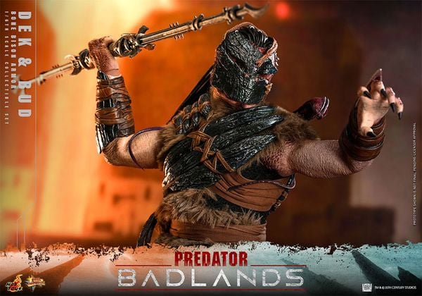 Movie Masterpiece 1/6 Dek Bone Bison Armor & Bud - Predator Badlands | Hot Toys Figure