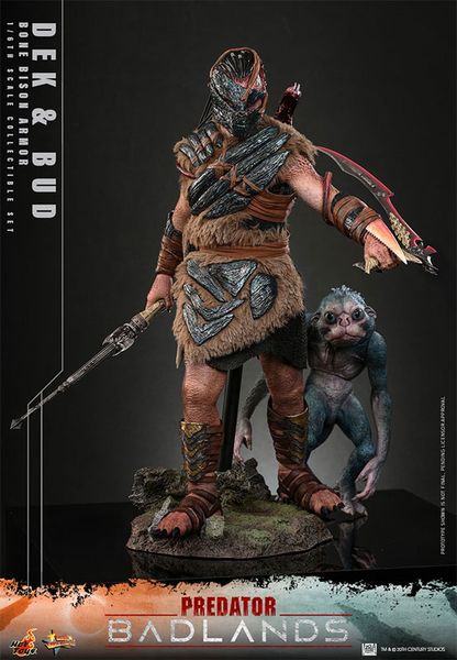 Movie Masterpiece 1/6 Dek Bone Bison Armor & Bud - Predator Badlands | Hot Toys Figure