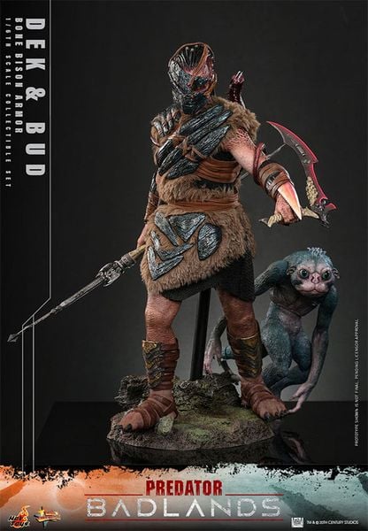 Movie Masterpiece 1/6 Dek Bone Bison Armor & Bud - Predator Badlands | Hot Toys Figure
