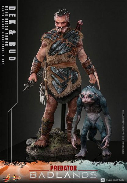 Movie Masterpiece 1/6 Dek Bone Bison Armor & Bud - Predator Badlands | Hot Toys Figure