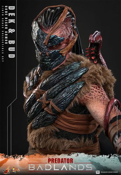 Movie Masterpiece 1/6 Dek Bone Bison Armor & Bud - Predator Badlands | Hot Toys Figure